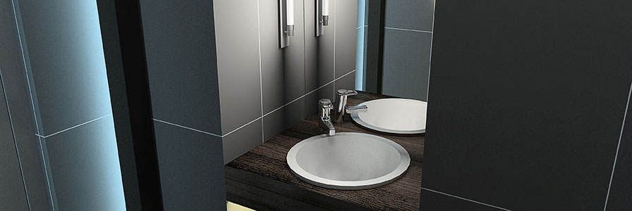 LED lighting for bathroom, kitchen or study